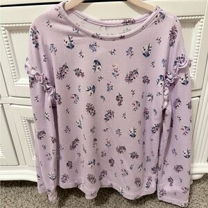 Floral Lavender Long Sleeve Top 7